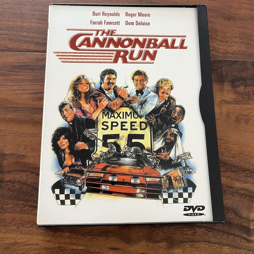 The Cannonball Run DVD 1981 Burt Reynolds Roger Moore Farrah Fawcett